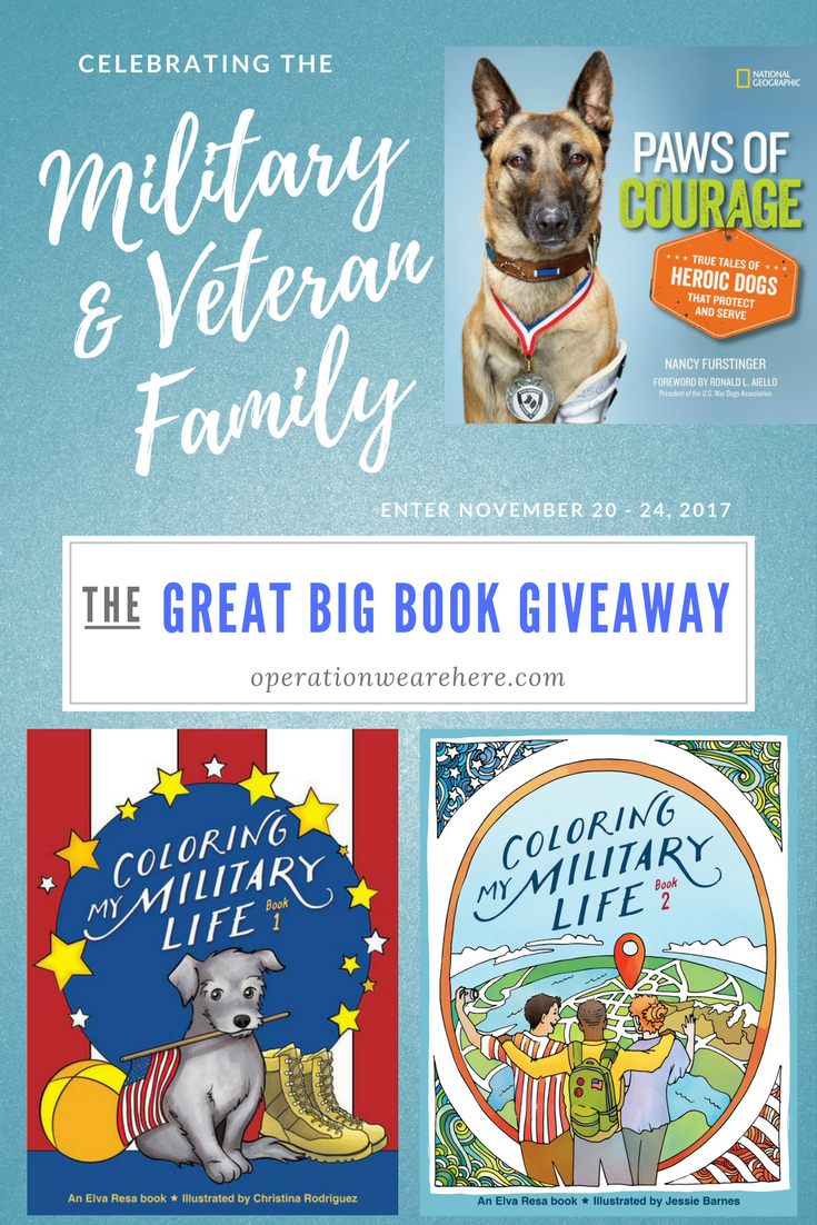 The Great Big Book Giveaway for military families, veteran families, and military supporters!