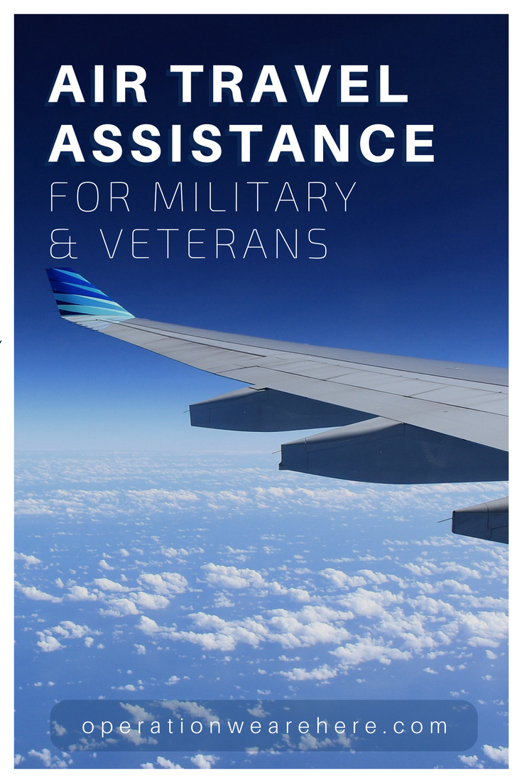 Air travel assistance for military & veterans