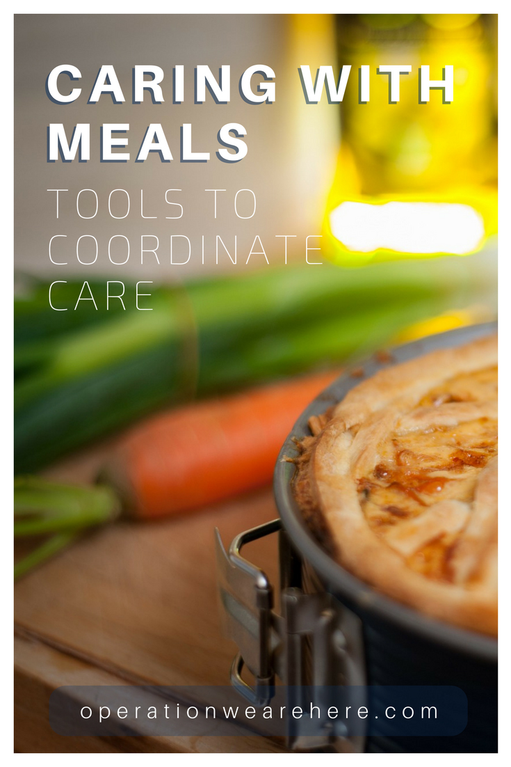 Tools to coordinate care for military families; resources to help with the gift of meals and support.