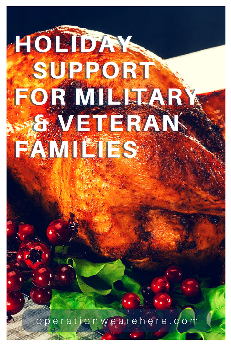 Organizations that adopt & support military & veteran families for Thanksgiving and Christmas holidays.