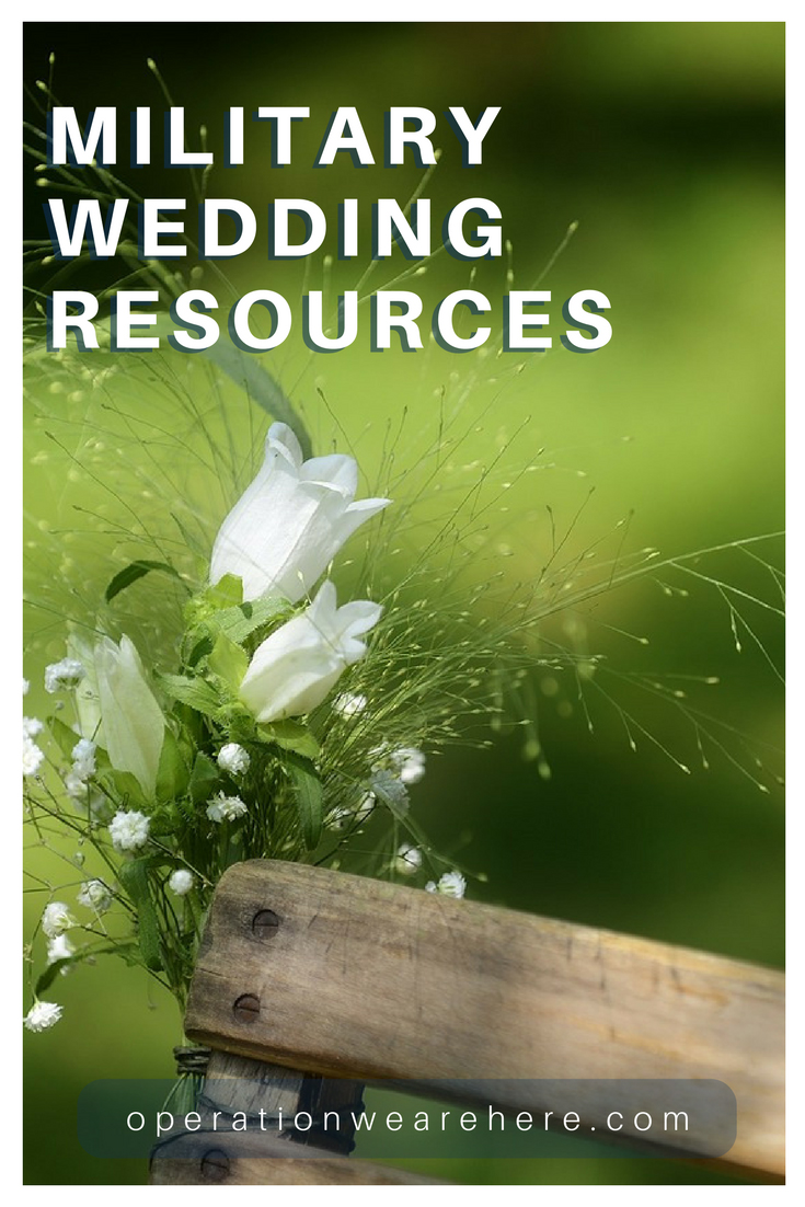 Military wedding resources, giveaways, books and free bridal gowns!