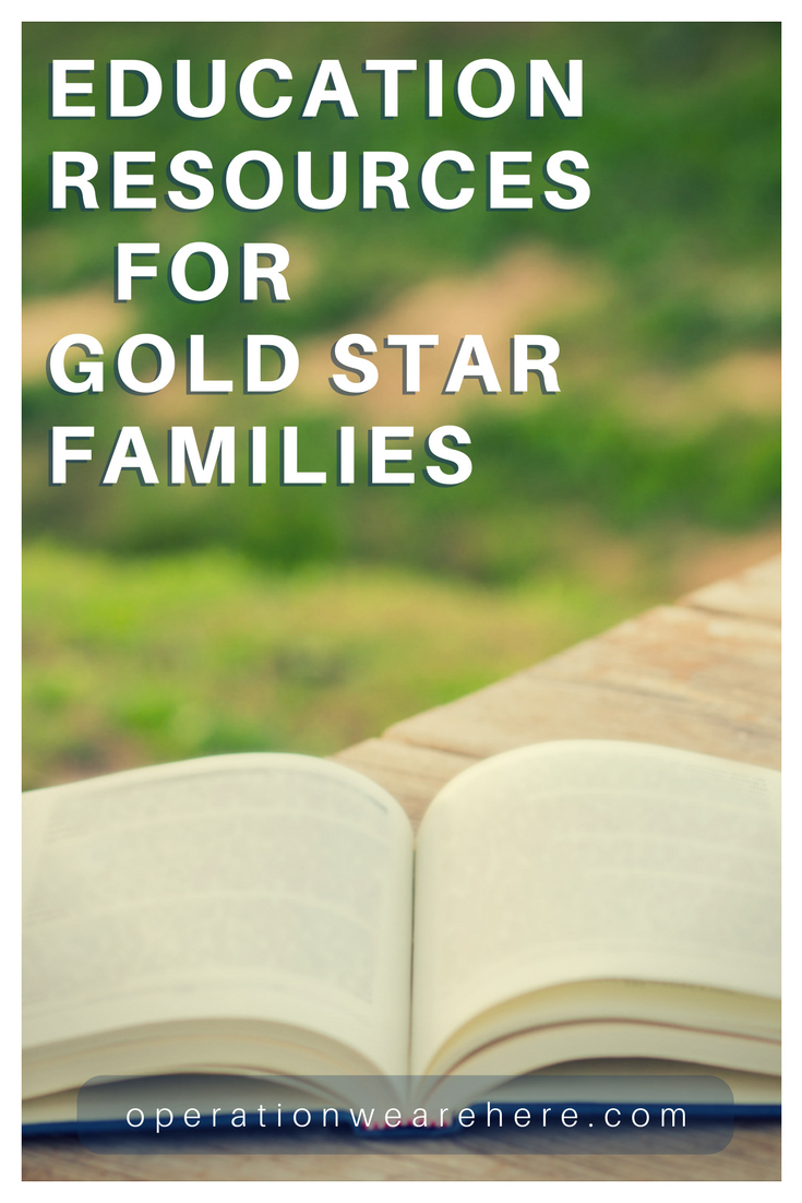 Gold Star family education & scholarship resources