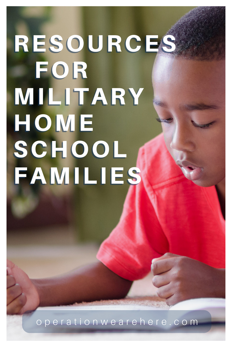 Resources that every military home school family needs to know about! #MilFam #MilChild #MilitaryResources #Military #MemorialDay #VeteransDay #Resources