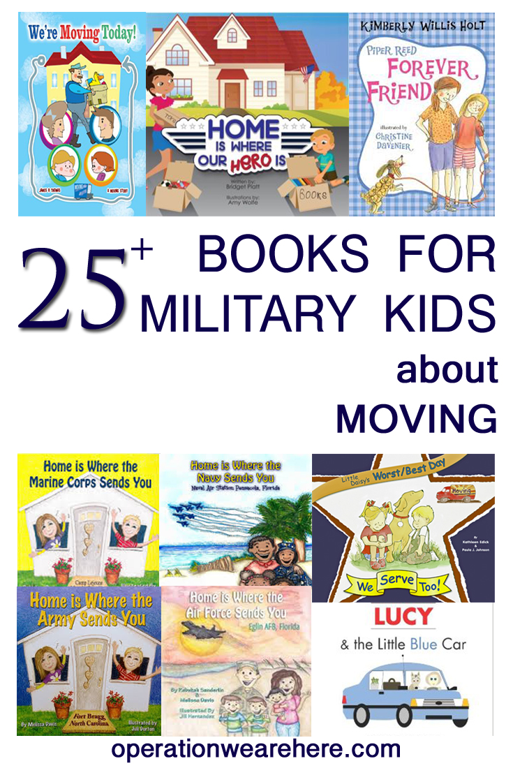 25+ best pcs move books for military kids! #milchild #milfam