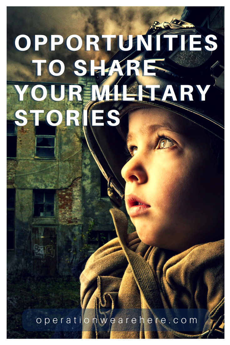 Opportunities for military veterans to share their war stories. #history #honor #remember