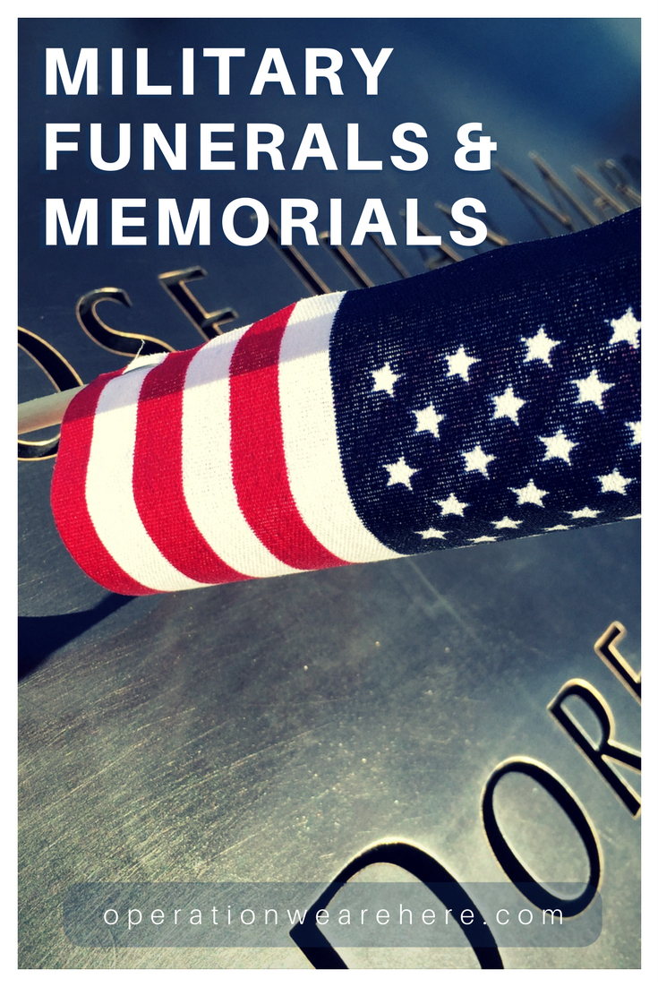 Military funeral & memorial information & support