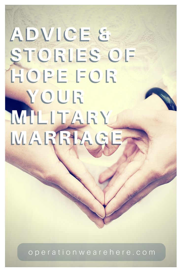Read these stories of hope & encouragement for your military marriage