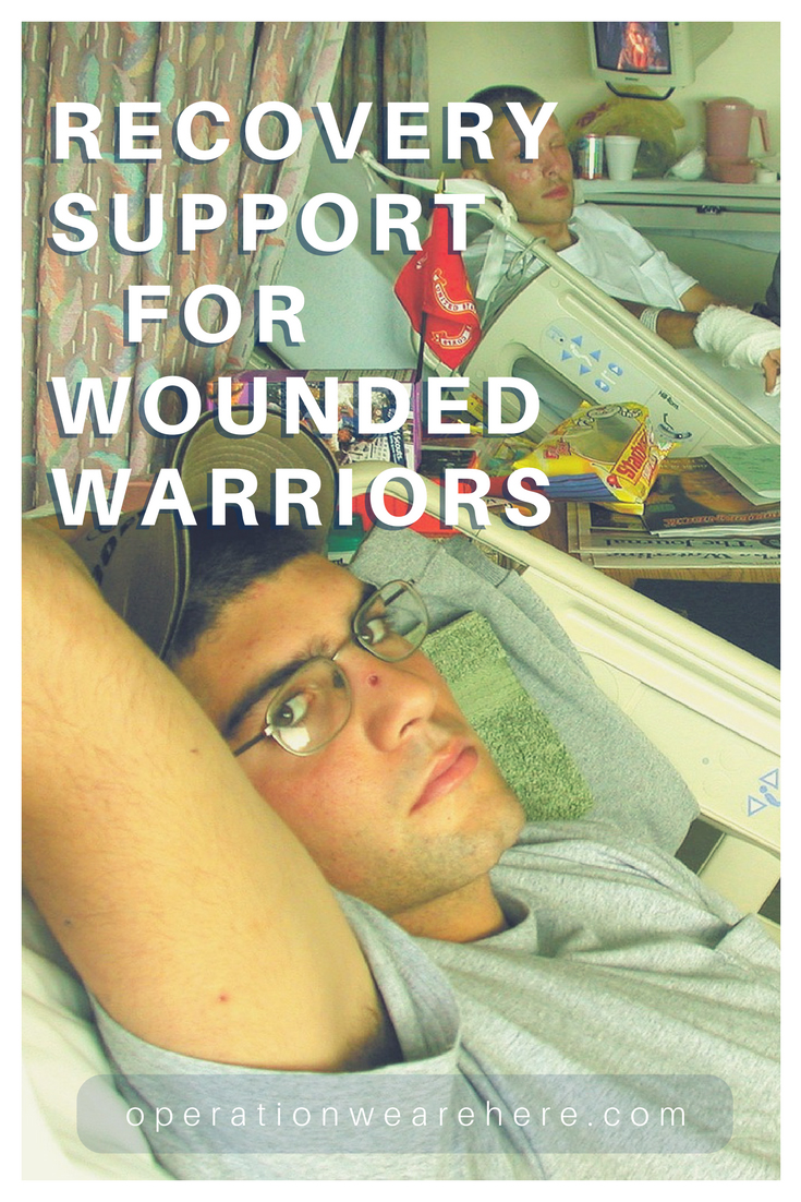 Hospital recovery support for wounded warriors