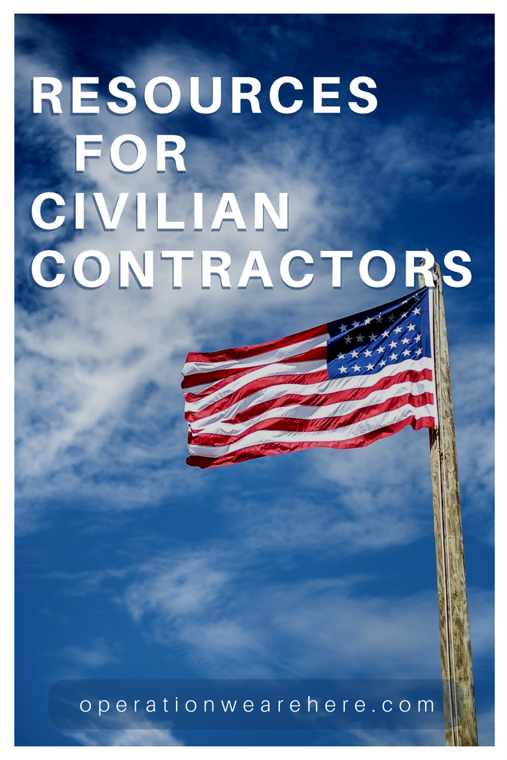 Resources for civilian contractors & their loved ones