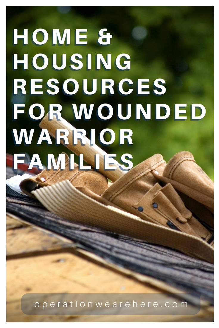 Home and housing assistance for wounded warrior families