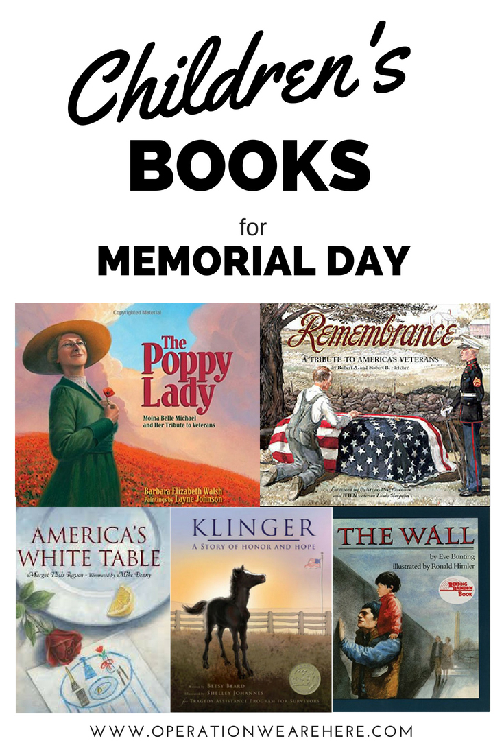 Memorial Day books for children #Kids #Honor #Remember #Military #Fallen