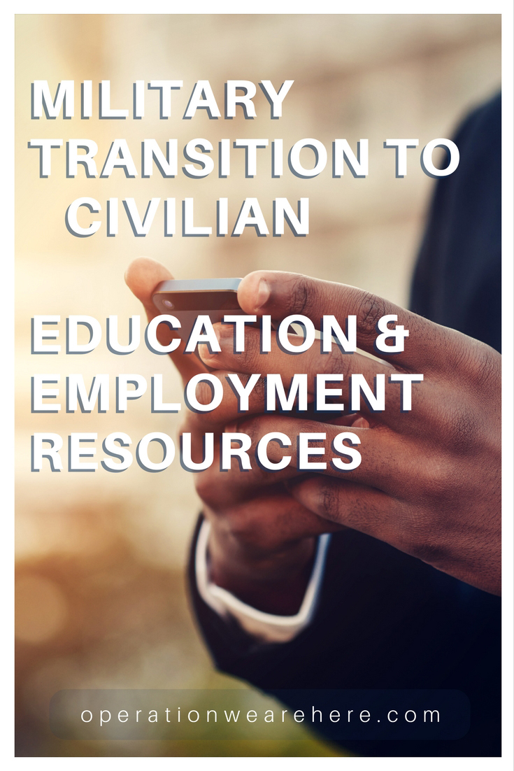 Military transition ETS education employment resources