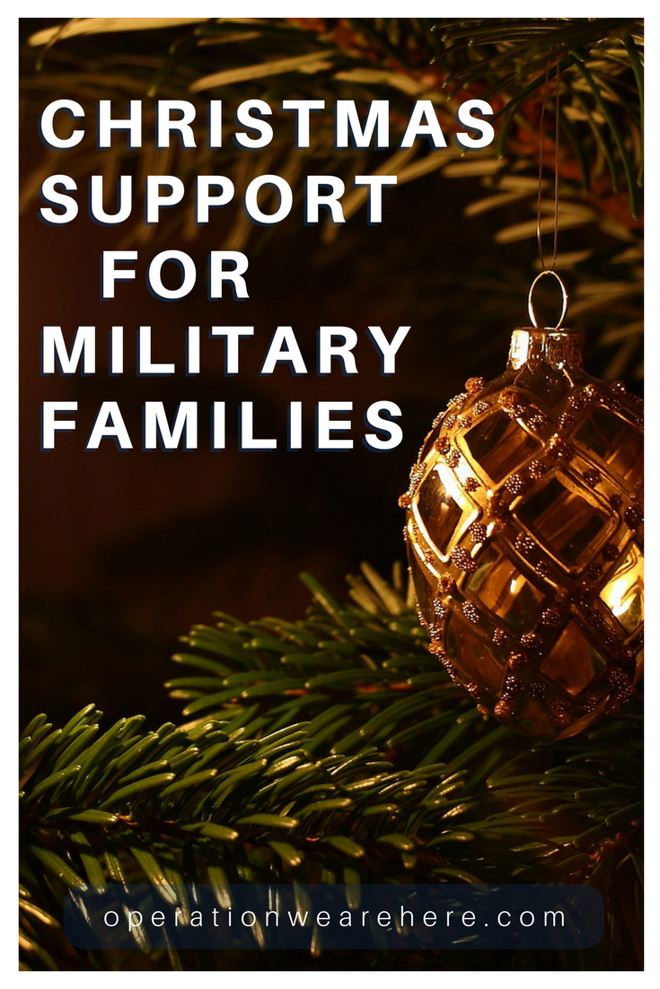 Christmas holiday support for military families