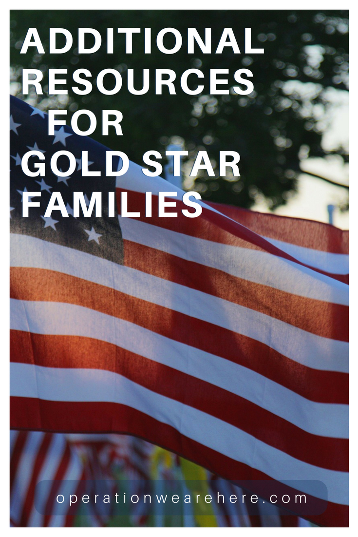 Additional resources for Gold Star families