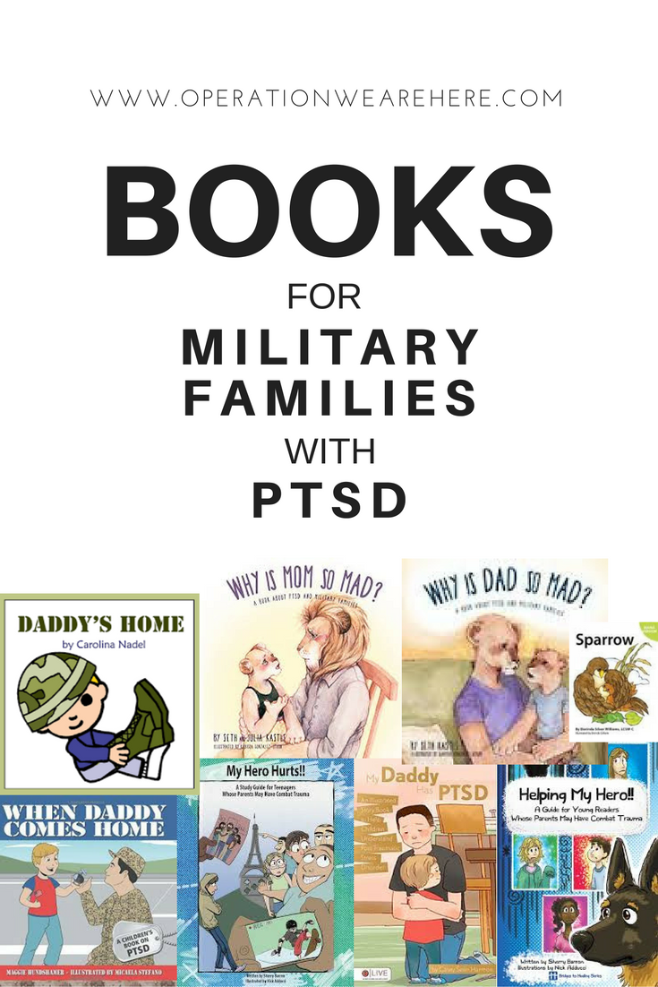 A list of books for children & teens for military families with PTSD