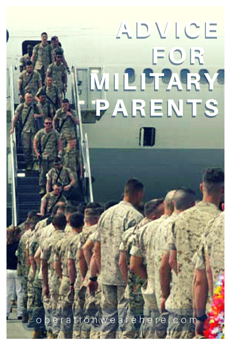 Advice for parents of military personnel
